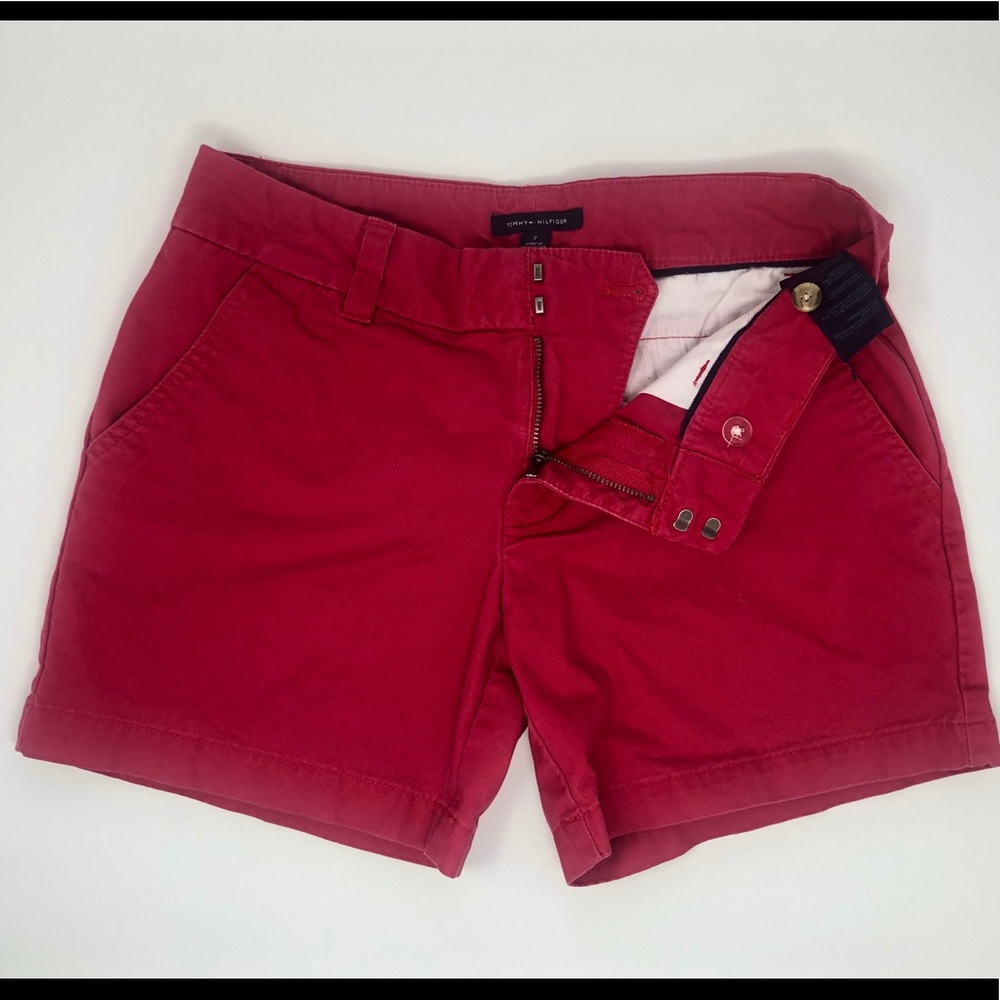 Tommy Hilfiger Red Shorts Size 2